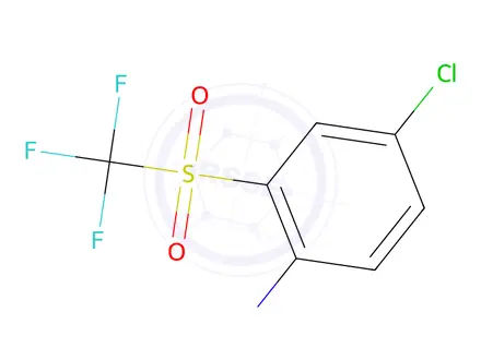 Chemical structure of 4-Chloro-2-((trifluoromethyl)sulfonyl)aniline