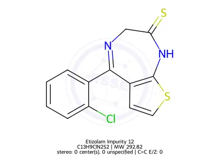 Chemical structure of Etizolam Impurity 57
