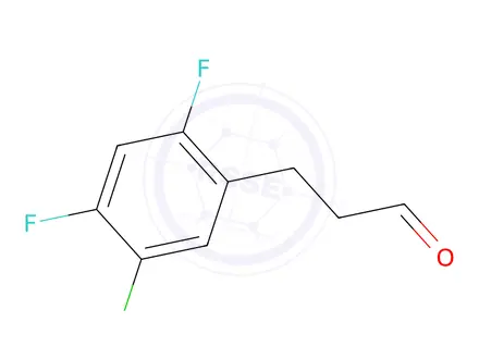 Chemical structure of 3-(5-Chloro-2,4-difluorophenyl)propanal