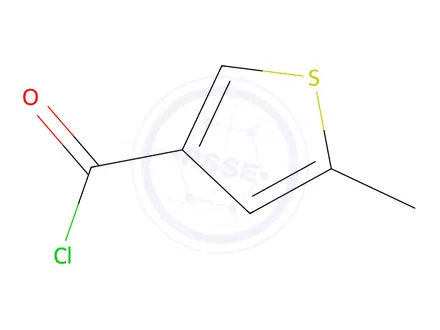 Chemical structure of 5-methylthiophene-3-carbonyl chloride