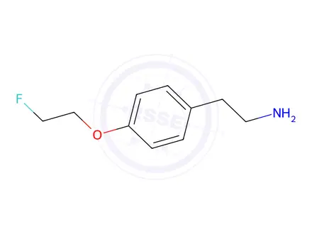 Chemical structure of 2-[4-(2-Fluoroethoxy)phenyl]ethylamine