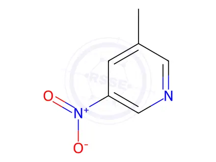 Chemical structure of 3-Methyl-5-nitropyridine