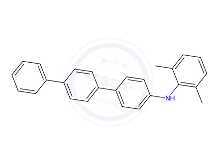Chemical structure of N-(2,6-dimethylphenyl)-[1,1':4',1''-terphenyl]-4-amine