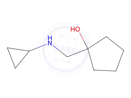 Chemical structure of 1-[(cyclopropylamino)methyl]cyclopentan-1-ol