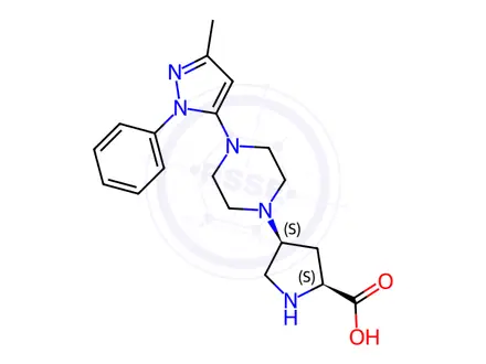 Chemical structure of Teneligliptin Impurity 118