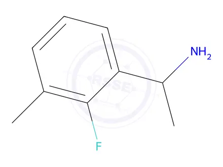 Chemical structure of 1-(2-Fluoro-3-methylphenyl)ethan-1-amine