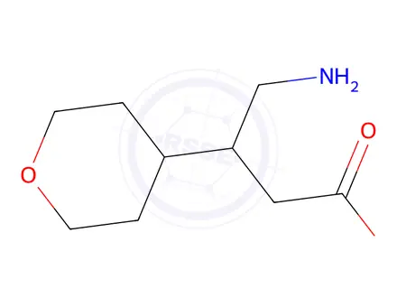 Chemical structure of 4-Amino-3-(tetrahydro-2h-pyran-4-yl)butanoic acid
