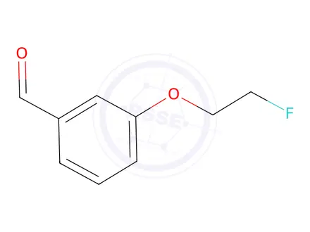 Chemical structure of 3-(2-Fluoroethoxy)benzaldehyde