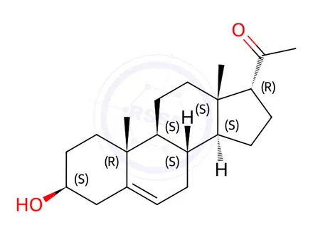 Chemical structure of Pregnenolone Impurity 2