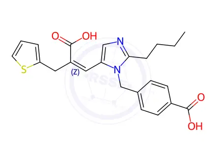 Chemical structure of (Z)-Eprosartan