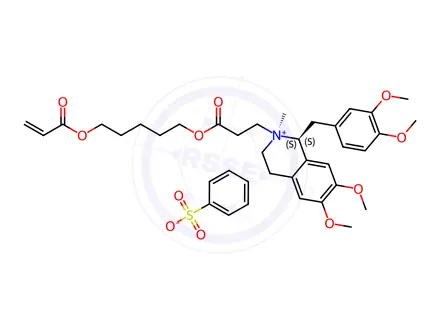 Chemical structure of Cis-Atracurium Besylate EP Impurity O