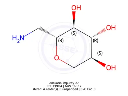 Chemical structure of Amikacin Impurity 34