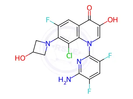 Chemical structure of Delafloxacin Impurity 93