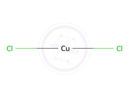 Chemical structure of Cupric chloride