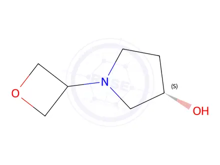 Chemical structure of (3S)-1-(Oxetan-3-yl)pyrrolidin-3-ol