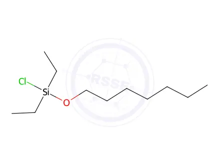 Chemical structure of Chlorodiethyl(heptyloxy)silane