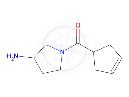 Chemical structure of (3-Aminopyrrolidin-1-yl)(cyclopent-3-en-1-yl)methanone