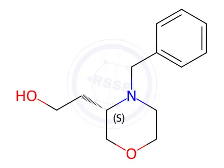 Chemical structure of S-2-(4-benzylmorpholin-3-yl)ethanol