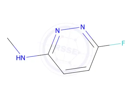 Chemical structure of 6-Fluoro-N-methylpyridazin-3-amine