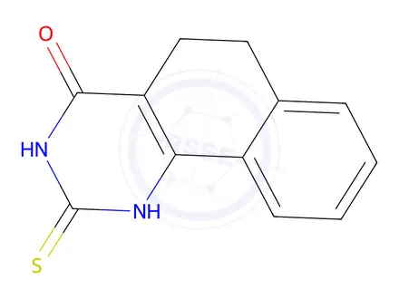 Chemical structure of 2-THIOXO-2,3,5,6-TETRAHYDROBENZO[H]QUINAZOLIN-4(1H)-ONE
