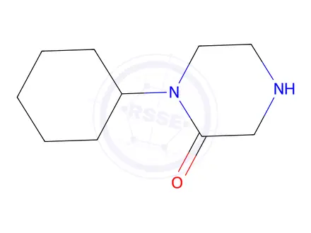 Chemical structure of 1-Cyclohexyl-piperazin-2-one