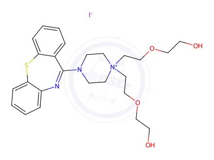 Chemical structure of Quetiapine EP impurity Q iodide