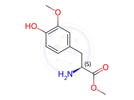 Chemical structure of 3-Methoxy-L-tyrosine Methyl Ester