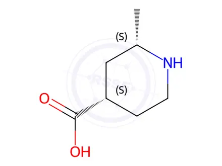 Chemical structure of (2S,4S)-2-Methylpiperidine-4-carboxylic