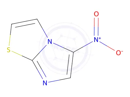 Chemical structure of 5-Nitroimidazo[2,1-b]thiazole