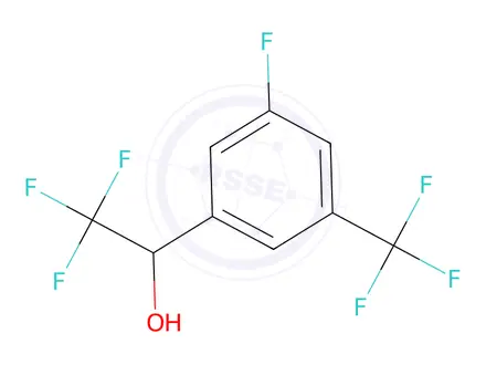Chemical structure of 1-(3-Chloro-5-(trifluoromethyl)phenyl)-2,2,2-trifluoroethan-1-ol