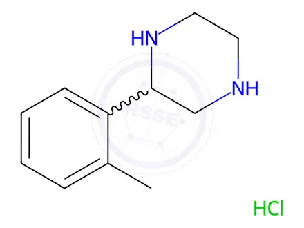 Chemical structure of 2-(o-Tolyl)piperazine hydrochloride