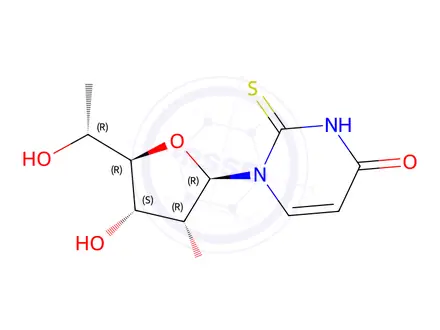 Chemical structure of 5'(R)-C-Methyl-2-thiouridine