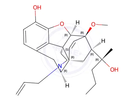 Chemical structure of Alletorphine