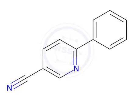Chemical structure of 6-Phenylnicotinonitrile