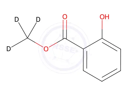 Chemical structure of Methyl Salicylate-d3