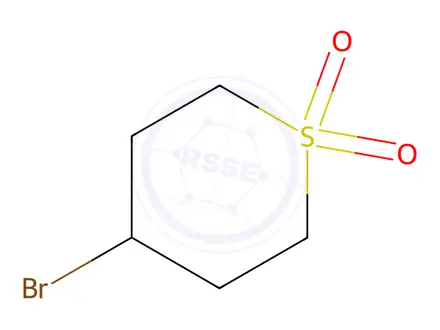 Chemical structure of 4-Bromotetrahydro-2H-thiopyran-1,1-dioxide