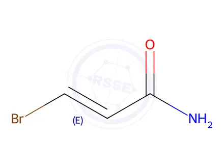 Chemical structure of (2Z)-3-bromoprop-2-enamide