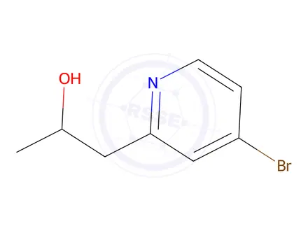 Chemical structure of 1-(4-Bromo-2-pyridyl)-2-propanol