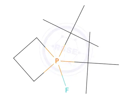 Chemical structure of Phosphetane, 1,1-bis(1,1-dimethylethyl)-1-fluoro-1,1-dihydro-