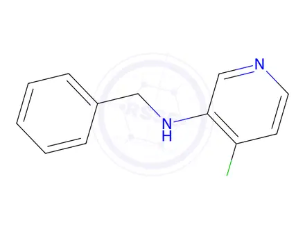 Chemical structure of N-benzyl-4-chloropyridin-3-aMine