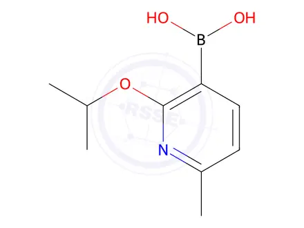 Chemical structure of (2-Isopropoxy-6-methylpyridin-3-yl)boronic acid