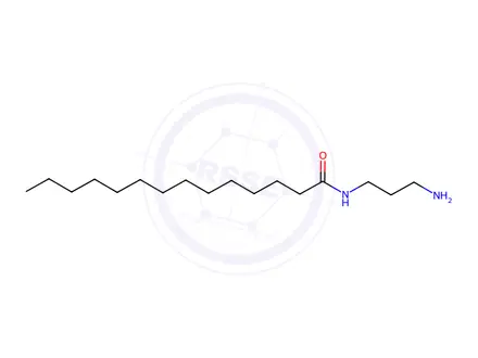 Chemical structure of N-(3-aminopropyl)myristamide