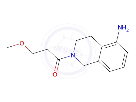 Chemical structure of 1-(5-Amino-3,4-dihydroisoquinolin-2(1h)-yl)-3-methoxypropan-1-one