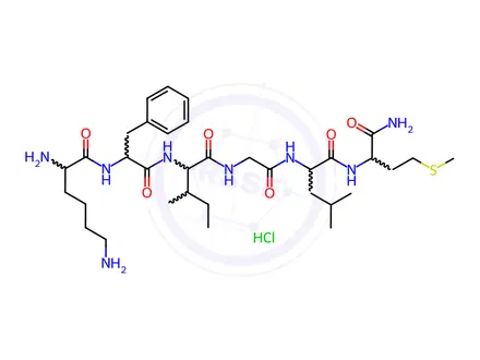 Chemical structure of ELEDOISIN-RELATED PEPTIDE DIHYDRO-*CHLOR IDE
