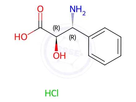 Chemical structure of (αR,βR)-β-Phenyl Isoserine Hydrochloride