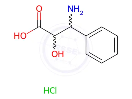 Chemical structure of (αS,βS)-β-Phenyl Isoserine HCl