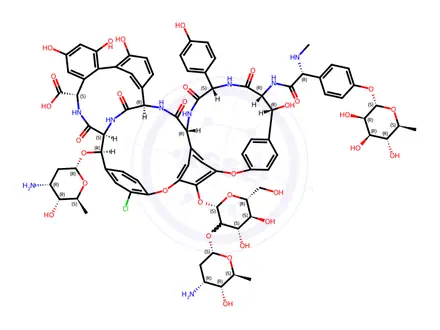 Chemical structure of Avoparcin