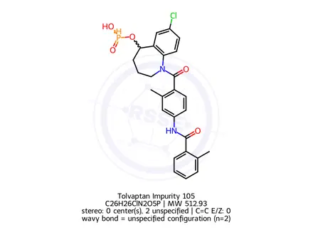 Chemical structure of Tolvaptan Impurity 182