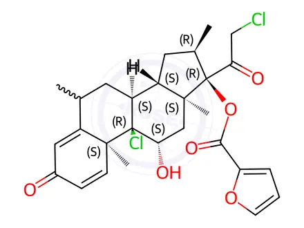 Chemical structure of Mometasone Furoate EP Impurity J