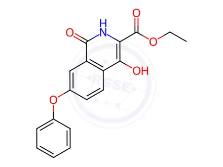 Chemical structure of Roxadustat Impurity 8